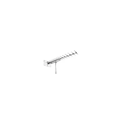 Image de Wisi EB677LTE, Aluminium, 470 - 698 MHz, 15.5 dBi, DVB-T, 48 canaux/canaux