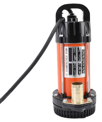 Tauchpumpe 300 W, Edelstahl, 22 m Förderhöhe, DC12V