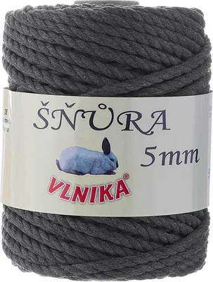 Produktbild von 500g Makrameegarn Snura 5mm Häkelgarn Macrame Flechtgarn Knüpfgarn