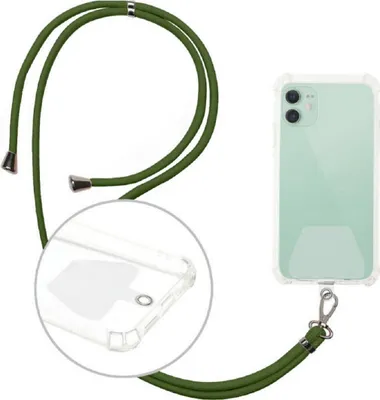 Produktbild von Universal khaki telefon halsstrop/lanyard