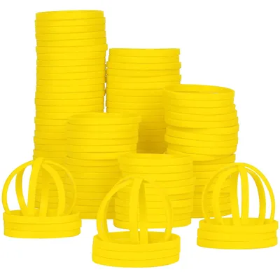 Productafbeelding van LVNRIDS, 100 siliconen armbanden, rubberen polsbandjes, vriendschapsarmbandjes, voor heren