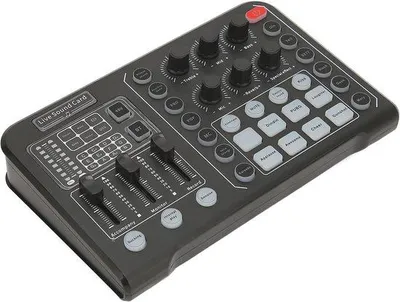 Obrázok produktu pre Prenosný audio mixér pre živé vysielanie a hranie hier