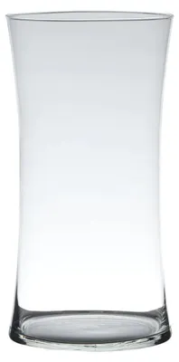 Produktbild von Glasvase Blumenvase LIAM X Form  H. 30cm D. 15cm transparent Glas Hakbijl