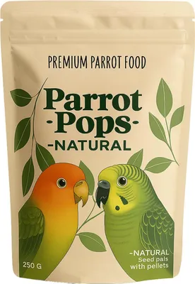Immagine prodotto di Parrot Pops Natural Small - Mangime a forma di palla per pappagalli di piccola e media taglia
