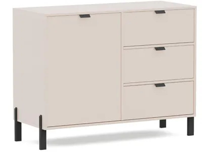 Produktbild von Kommode CREMONA 109x85x45 cm – Modernes Sideboard mit Tür und Schubladen
