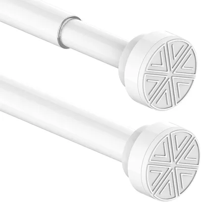 Produktbild von Duschvorhangstange 135-200 cm, Edelstahl, ausziehbar, für Badezimmer