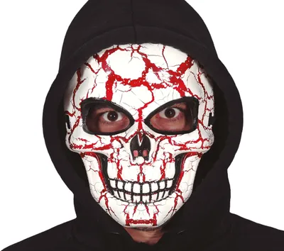 Produktbild von Knochenfratze – Maske im Totenkopf-Stil