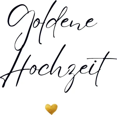 Produktbild von Gästebuch ¿Goldene Hochzeit¿- Premium Gästebuch Blanko