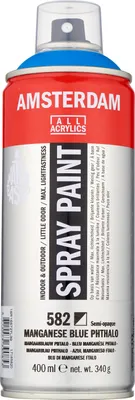 Produktbild von Amsterdam Sprühfarbe Spraydose hochpigmentiert 400 ml Manganblau Phthalo 582