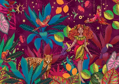 Image de Puzzle Grafika Gaïa déesse et mère de la nature - 1500 pièces nature