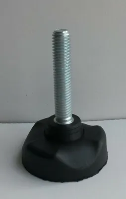 Produktbild von Nivellierfuß mit verzinktem Stahlstift - Basis 40 mm