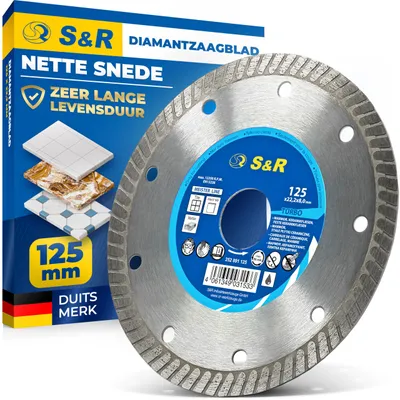 Obrázek produktu pro Diamantový kotouč 125 mm x 22,2 mm – pro keramické podlahy a mramorové dlaždice