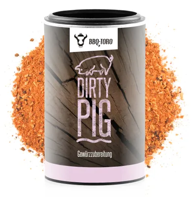Produktbild von BBQ-Toro "Dirty Pig", 120 gr., Gewürzzubereitung für alle Schweinsgerichte wie Pulled Pork