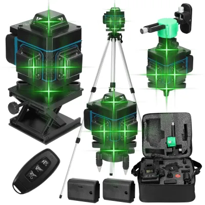 Immagine prodotto di Livella laser 4D, autolivellamento a 360° con 16 linee, alta precisione ±1 mm/7 m