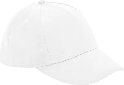 Image de Beechfield - Casquette de baseball 5 segments pour enfants RW8583 (Taille unique) (Blanc)