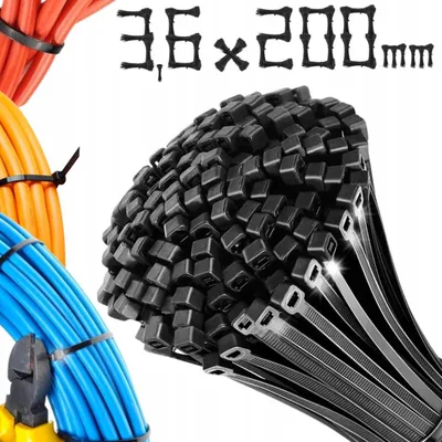 Zdjęcie produktu dla Qoltec 52199, Opaska kablowa do drabiny, Nylon, Biały, CE, 200 mm, 3,6 mm