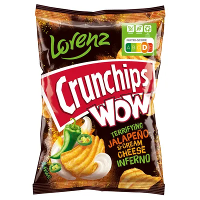 Image de Lorenz Crunchips WOW Jalapeno & Cream Cheese