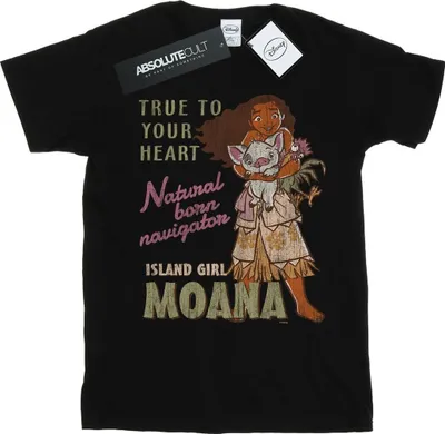 Produktbild von Disney - "Natural Born Navigator" T-Shirt für Damen BI39410 (M) (Schwarz)
