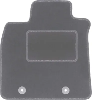 Produktbild von Fahrerfußmatte Velours graphit passend für Toyota Avensis III T27 (2009-2018, Kombi, Liftback, Limousine) – mit Befestigungen – passgenau