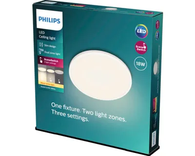 Obrázok produktu pre Philips Functional 8719514431904, LED, Žiarovky bez možnosti výmeny, 2700 K, 1800 lm, IP20, Biela
