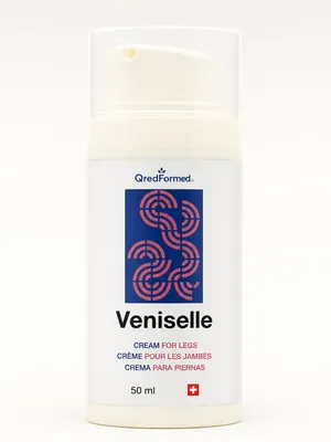 Produktbild von Veniselle – Täglicher Beinkomfort & kühlendes Pflegegel – 50 ml, KI-generiertes Bild