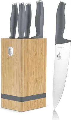Immagine prodotto di Set di coltelli BERLINGERHAUS con supporto BAMBOO 6 pezzi Collezione Aspen BH-2969