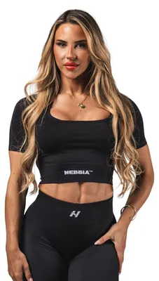 Produktbild von Nebbia Shaping Crop Top 499 Black L