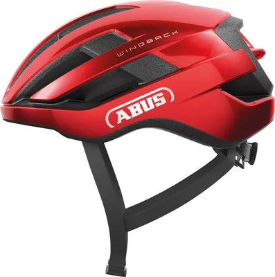 Produktbild von ABUS Rennradhelm WingBack – einfacher Roadhelm für sportliches Fahren im Alltag und in der Freizeit – für Erwachsene und Jugendliche – Rot, Größe M (54-58 cm)