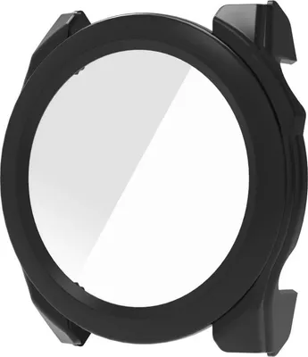 Produktbild von Strap-it Hartschalenkoffer mit Glasbildschirmschutz - passend für Garmin Fenix 8 - 43mm (schwarz)