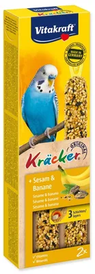 Productafbeelding van Vitakraft Kracker staven voor kanaries, met banaan, 2 stuks