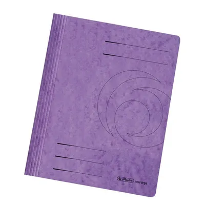 Produktbild von herlitz Schnellhefter Quality Karton violett DIN A4