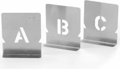 Produktbild von Malerschablonen, Einzelbuchstaben von a-z, Kleinbuchstaben, 500 mm