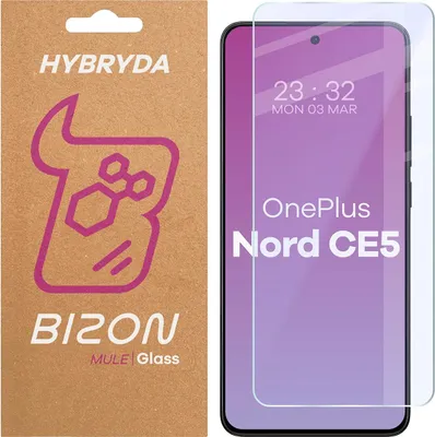 Produktbild von Flexibles Hybridglas für OnePlus Nord CE5 5G, Bizon Glass Mule