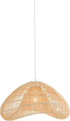 Zdjęcie produktu dla Lampa wisząca - naturalny - JANZUR - rattan - E27 - 2986784 - Light & Living