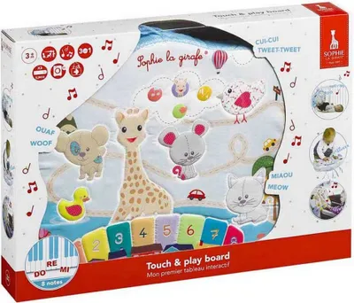 Produktbild von Vulli interaktives Baby-Spielbrett mit Tiergeräuschen und Musik