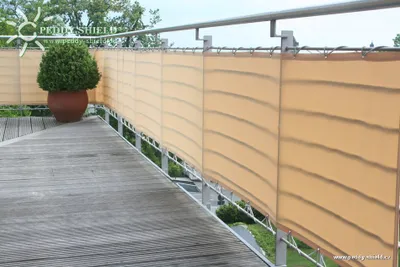 Obrázek produktu pro Balkónová plachta 75x300 cm, barva sisal