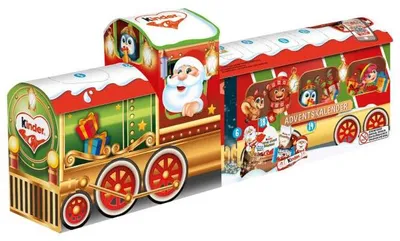 Produktbild von kinder Mix 3D-Zug Adventskalender