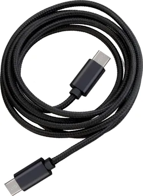 Produktbild von FASHION 3.0 m Datenkabel Schwarz Typ-C/Lightning mit Synchronisations-/Ladefunktion (18648)