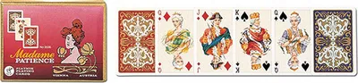 Produktbild von Madame Piatnik Solitaire-Kartenspiel – zwei Kartensätze