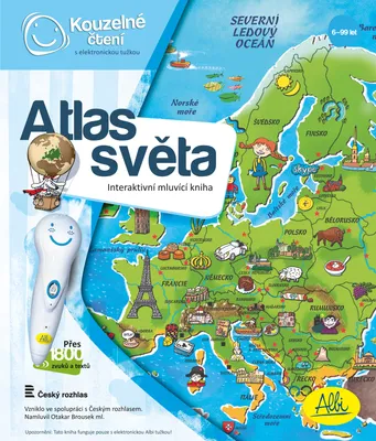 Obrázok produktu pre Kouzelné čtení Kniha Atlas světa