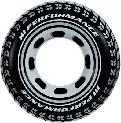 Produktbild von Famanu Schwimmring Schwarz 114 CM - Junior