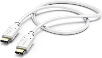 Immagine prodotto di Cavo di ricarica/dati Hama da USB Tipo-C a Tipo-C 0,2 m bianco