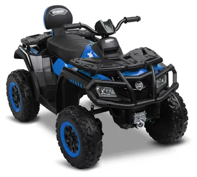 Immagine prodotto di TOYZ - Quad elettrico per bambini Rush, da 3 a 8 anni, 112x66x69 cm, blu