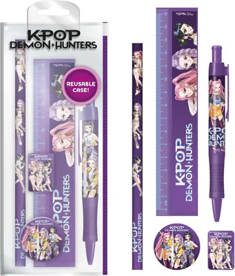Productafbeelding van Cyp Brands K-pop Demon Hunters notitieboekje, paars. Kinderen, paars, one size