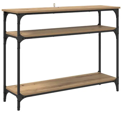 Obrázek produktu pro vidaXL Konzolový stolek Artisan dub 100 x 29 x 75 cm materiál na bázi dřeva