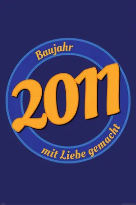 Produktbild von Geburtstagsposter - Poster - 2011 - Mit Liebe