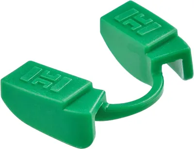 Imagen del producto de Protector bucal para powerlifting, fabricado con material EVA que absorbe impactos, 1 unidad, color verde, para fitness