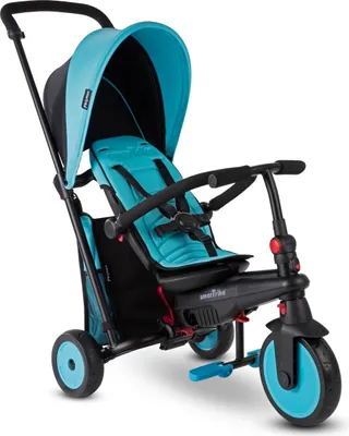 Produktbild von smarTrike faltbares Dreirad mit Schiebestange - Trike - STR3 - blau