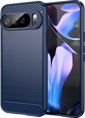 Obrázok produktu pre Puzdro pre Google Pixel 10 Pro XL - Zadný kryt Phonesta Carbon Silikónový - Modrá