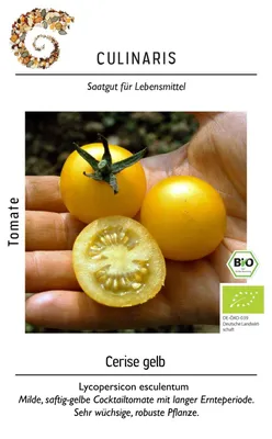 Artikelbild 2 von 'BIO Cocktailtomate Cerise gelb' aus der Kategorie Kirschtomatensamen